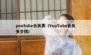 youtube会员费（YouTube会员多少钱）