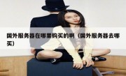 国外服务器在哪里购买的啊（国外服务器去哪买）