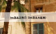 ins怎么上热门（ins怎么火起来）
