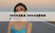 TikTok流量池（tiktok流量机制）