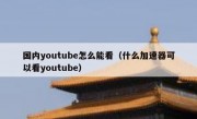 国内youtube怎么能看（什么加速器可以看youtube）