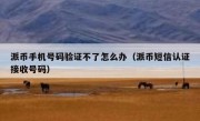 派币手机号码验证不了怎么办（派币短信认证接收号码）