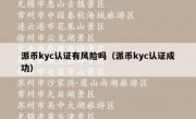 派币kyc认证有风险吗（派币kyc认证成功）