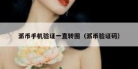 派币手机验证一直转圈（派币验证码）