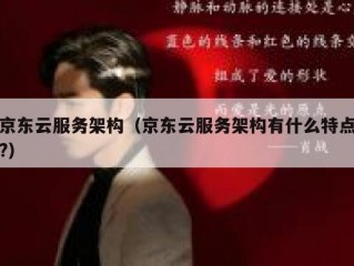 京东云服务架构（京东云服务架构有什么特点?）