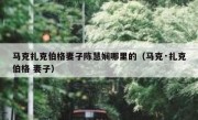 马克扎克伯格妻子陈慧娴哪里的（马克·扎克伯格 妻子）