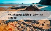 tiktok培训割韭菜知乎（深圳tiktok培训）