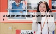 派币钱包创建教程在哪找（派币钱包激活流程）