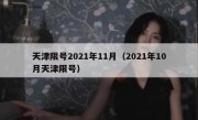 天津限号2021年11月（2021年10月天津限号）