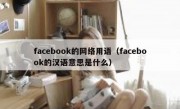 facebook的网络用语（facebook的汉语意思是什么）