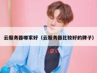 云服务器哪家好（云服务器比较好的牌子）