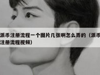 派币注册流程一个图片几张啊怎么弄的（派币注册流程视频）