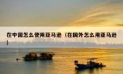 在中国怎么使用亚马逊（在国外怎么用亚马逊）
