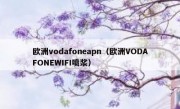 欧洲vodafoneapn（欧洲VODAFONEWIFI喷浆）
