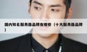 国内知名服务器品牌有哪些（十大服务器品牌）