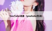 YouTube词条（youtube热词）