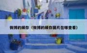 微博的缓存（微博的缓存图片在哪查看）