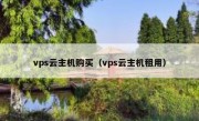vps云主机购买（vps云主机租用）