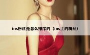 ins粉丝是怎么排序的（ins上的粉丝）