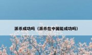 派币成功吗（派币在中国能成功吗）