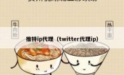 推特ip代理（twitter代理ip）