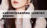 北京尾号限行能去通州吗现在（北京限行尾号包括通州吗）