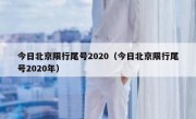 今日北京限行尾号2020（今日北京限行尾号2020年）