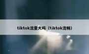 tiktok流量大吗（tiktok流畅）