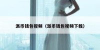 派币钱包视频（派币钱包视频下载）