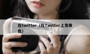 在twitter（在Twitter上发黄色）