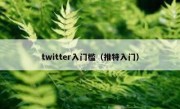 twitter入门槛（推特入门）