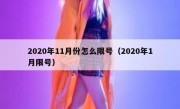 2020年11月份怎么限号（2020年1月限号）