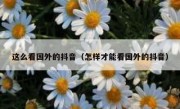 这么看国外的抖音（怎样才能看国外的抖音）