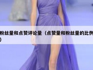 粉丝量和点赞评论量（点赞量和粉丝量的比例）