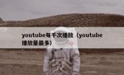 youtube每千次播放（youtube播放量最多）
