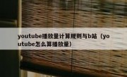 youtube播放量计算规则与b站（youtube怎么算播放量）
