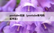 youtube买踩（youtube账号购买平台）