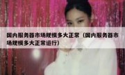 国内服务器市场规模多大正常（国内服务器市场规模多大正常运行）
