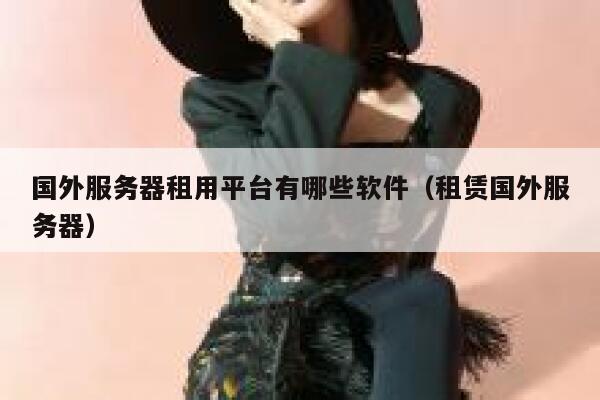 国外服务器租用平台有哪些软件（租赁国外服务器） 第1张