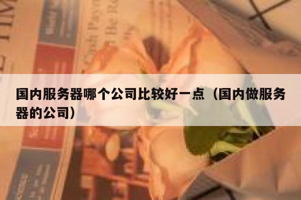 国内服务器哪个公司比较好一点（国内做服务器的公司） 第1张
