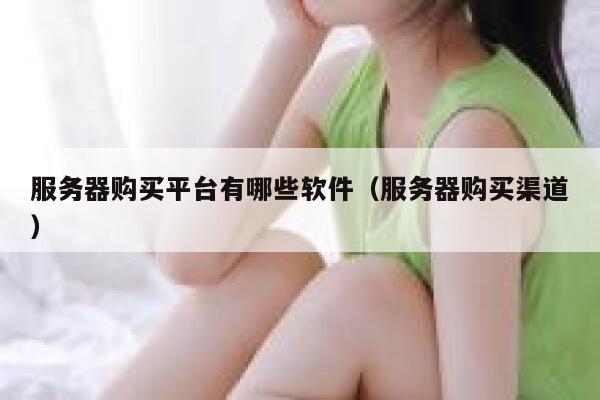 服务器购买平台有哪些软件（服务器购买渠道） 第1张
