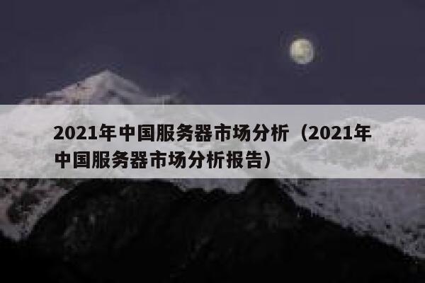 2021年中国服务器市场分析（2021年中国服务器市场分析报告） 第1张