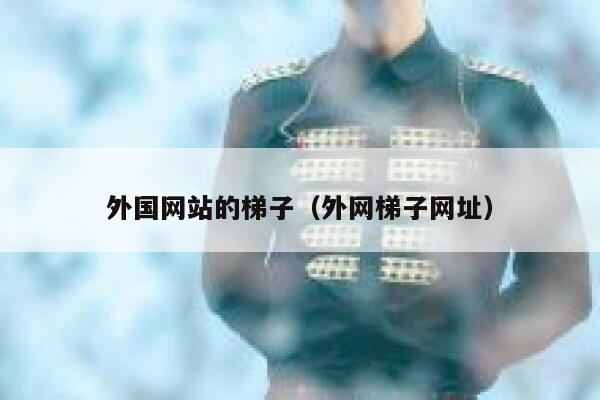 外国网站的梯子（外网梯子网址） 第1张