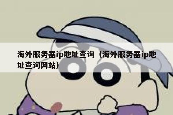 海外服务器ip地址查询（海外服务器ip地址查询网站） 第1张