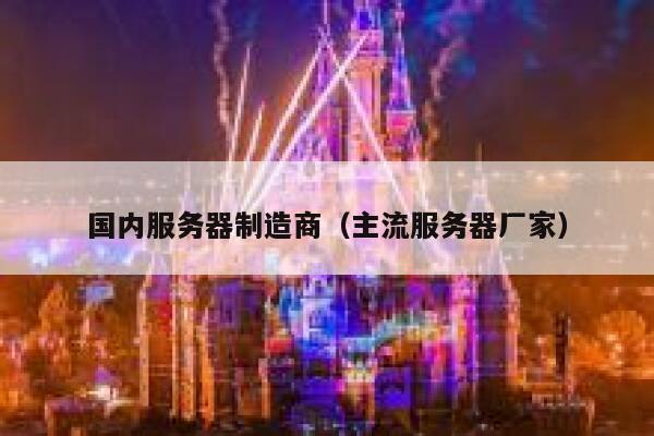 国内服务器制造商（主流服务器厂家） 第1张