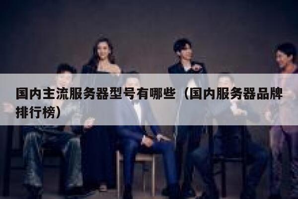 国内主流服务器型号有哪些（国内服务器品牌排行榜） 第1张
