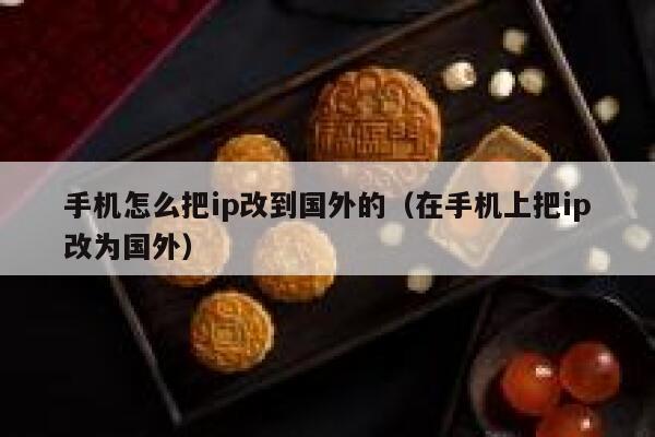 手机怎么把ip改到国外的（在手机上把ip改为国外） 第1张