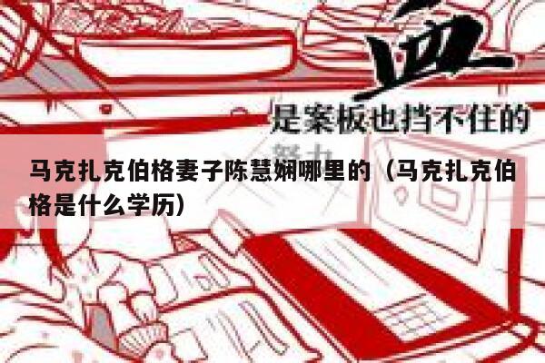马克扎克伯格妻子陈慧娴哪里的（马克扎克伯格是什么学历） 第1张