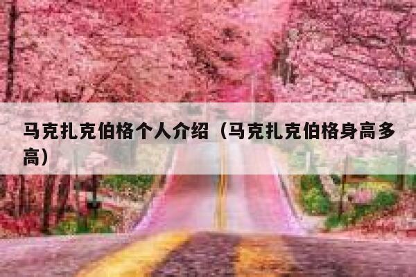 马克扎克伯格个人介绍（马克扎克伯格身高多高） 第1张