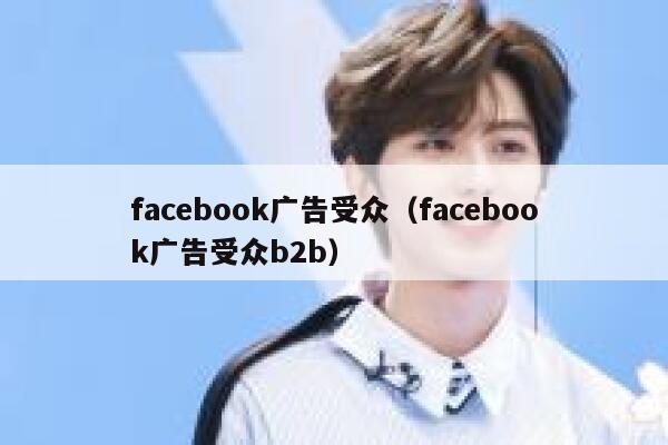 facebook广告受众（facebook广告受众b2b） 第1张